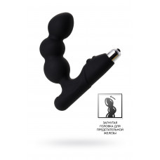 Стимулятор простаты Erotist Fourth, силикон, черный, 12,4 см