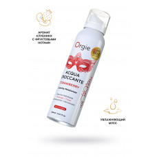 Шипучая пена для массажа ORGIE Acqua Croccante Strawberry, аромат клубника, 150 мл