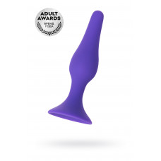 Анальная втулка A-Toys by TOYFA Bomp, силикон, фиолетовый, 12,5 см