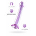 Нереалистичный фаллоимитатор TOYFA Basic Jelly Dildo M, TPE, фиолетовый, 18 см