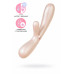 Вибратор Satisfyer Hot Lover Connect App с клиторальным стимулятором, золотистый, 20,4 см