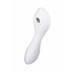 Вакуумный стимулятор клитора с вибрацией Satisfyer Curvy Trinity 5 Connect App, белый, 16,5 см