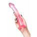 Нереалистичный фаллоимитатор Jelly Dildo XL Toyfa Basic, TPE, Розовый, 22 см