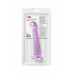 Нереалистичный фаллоимитатор TOYFA Basic Jelly Dildo M, TPE, фиолетовый, 18 см