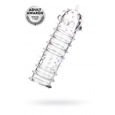 Насадка на пенис A-Toys by TOYFA Tark, TPR, прозрачный, 15,3 см