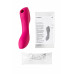 Вакуумный стимулятор клитора с вибрацией Satisfyer Curvy Trinity 3, красный, 17,7 см