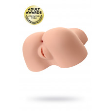 Мастурбатор реалистичный KOKOS Alice с вибрацией и ротацией, TPR, телесный, 30 см