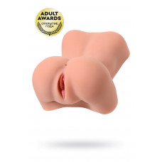 Мастурбатор реалистичный KOKOS Adarashi 1 c двойным слоем, TPR, телесный, 20 см