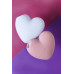 Вакуум-волновой стимулятор клитора с вибрацией Satisfyer Cutie Heart, силикон, голубой, 7,7 см