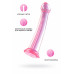 Нереалистичный фаллоимитатор Jelly Dildo XL Toyfa Basic, TPE, Розовый, 22 см