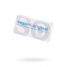 Презервативы Sagami, original 0.02, extra lub, полиуретан, 19 см, 12 шт.