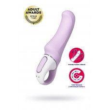 Нереалистичный вибратор Satisfyer Vibes Charming Smile, силикон, фиолетовый, 18,7 см.