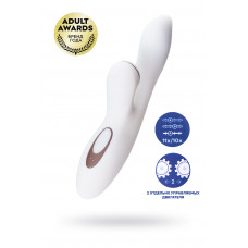 Вибратор Satisfyer Pro+ G-Spot, с вакуум-волновым стимулятором, силикон, белый, 22 см