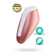 Вакуум-волновой бесконтактный стимулятор клитора Satisfyer Love Breeze, силикон, розовый, 9,5 см.