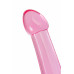 Нереалистичный фаллоимитатор Jelly Dildo XL Toyfa Basic, TPE, Розовый, 22 см