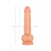 Реалистичный фаллоимитатор RealStick Nude Baz, PVC, телесный, 19 см