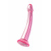 Нереалистичный фаллоимитатор Jelly Dildo L Toyfa Basic, TPE, розовый, 20 см