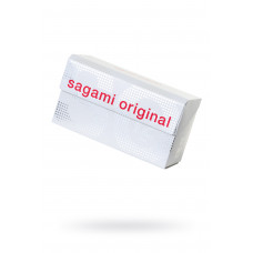 Презервативы Sagami, original 0.02, полиуретан, 19 см, 5,8 см, 12 шт.